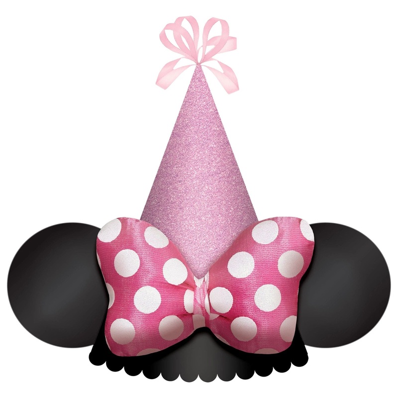 Minnie Mouse Forever Deluxe Cardstock and Fabric Hat 7" | 1ct