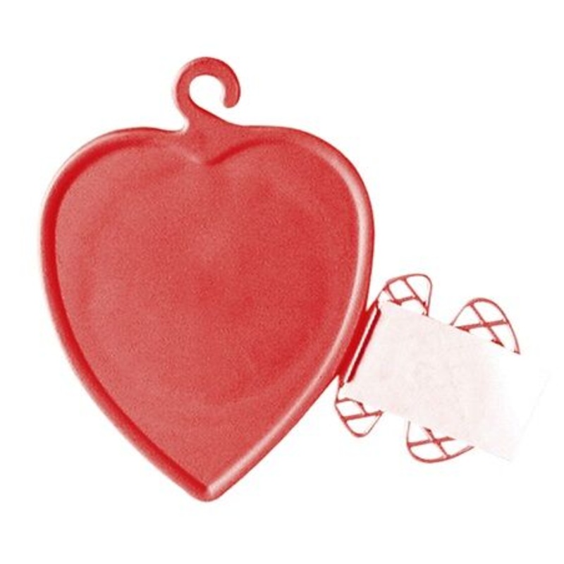 8 Gram Red Heart Ribbon Weight (50 count)