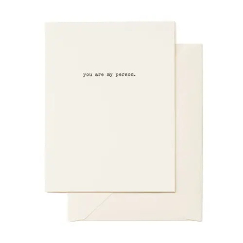 You Are My Person Card