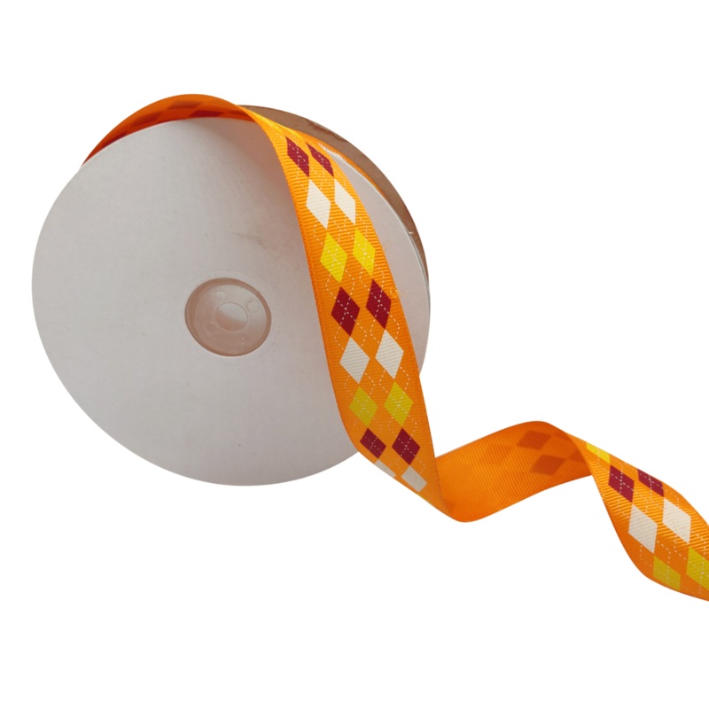 ARGYLE CHECKS | TANGERINE | 25MM | 45MTR