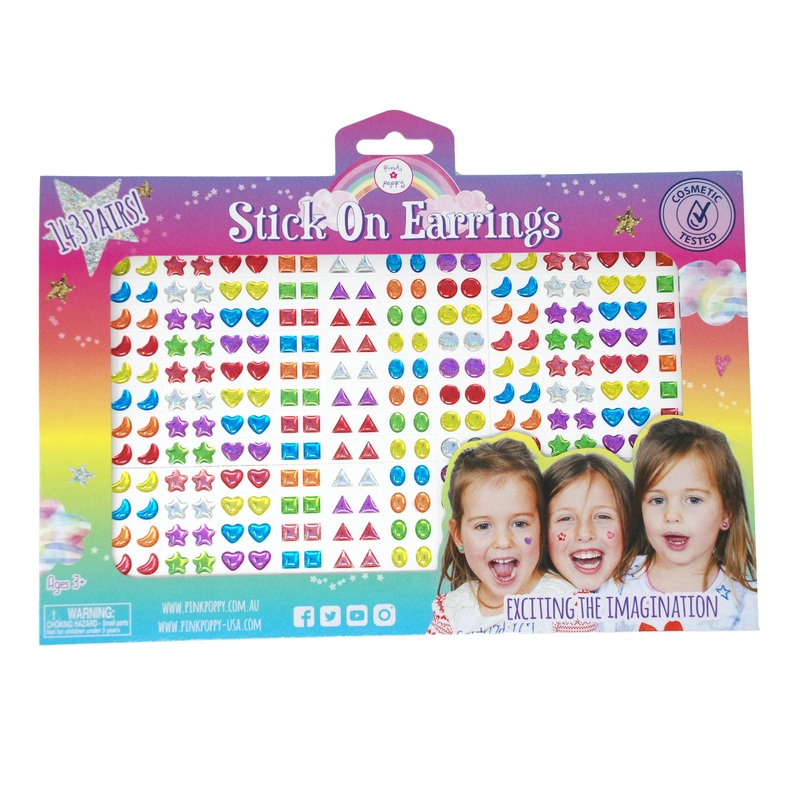 143 Pairs of Stick-on Earrings