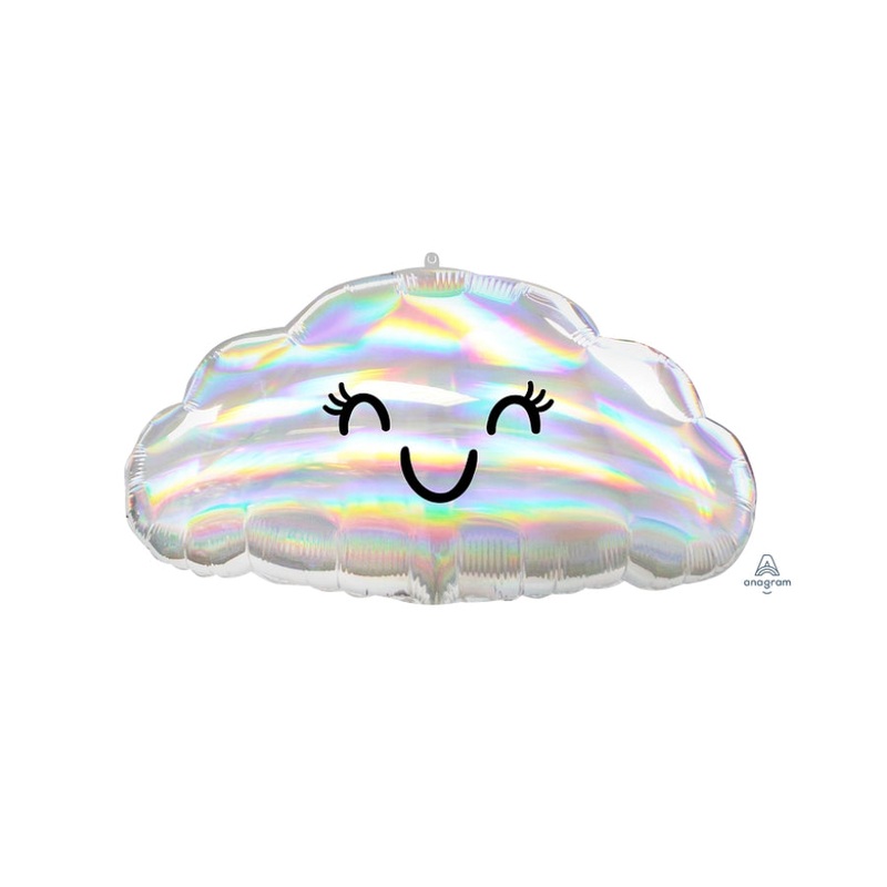 Anagram 18" Holographic Iridescent Cloud (Flat)