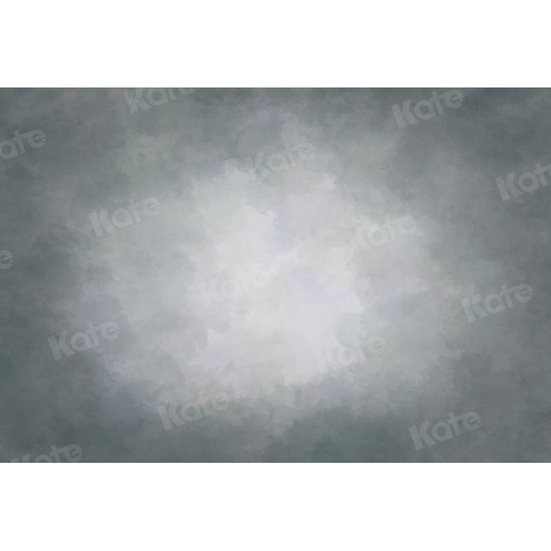 Kate Abstract Backdrop Gray mixed Green Cloud Feeling for Photography 5x3ft - newborns and babies Microfiber (Printed)