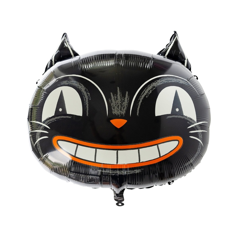 Vintage Black Cat Mylar Balloon 24" | 1 ct