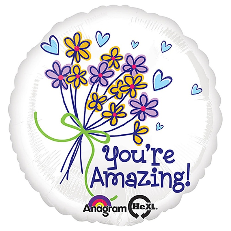 You're Amazing Bouquet 18 Balloon