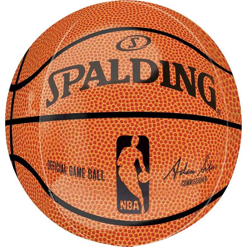 Basketball Orb Balloon Helium-Filled (local only)