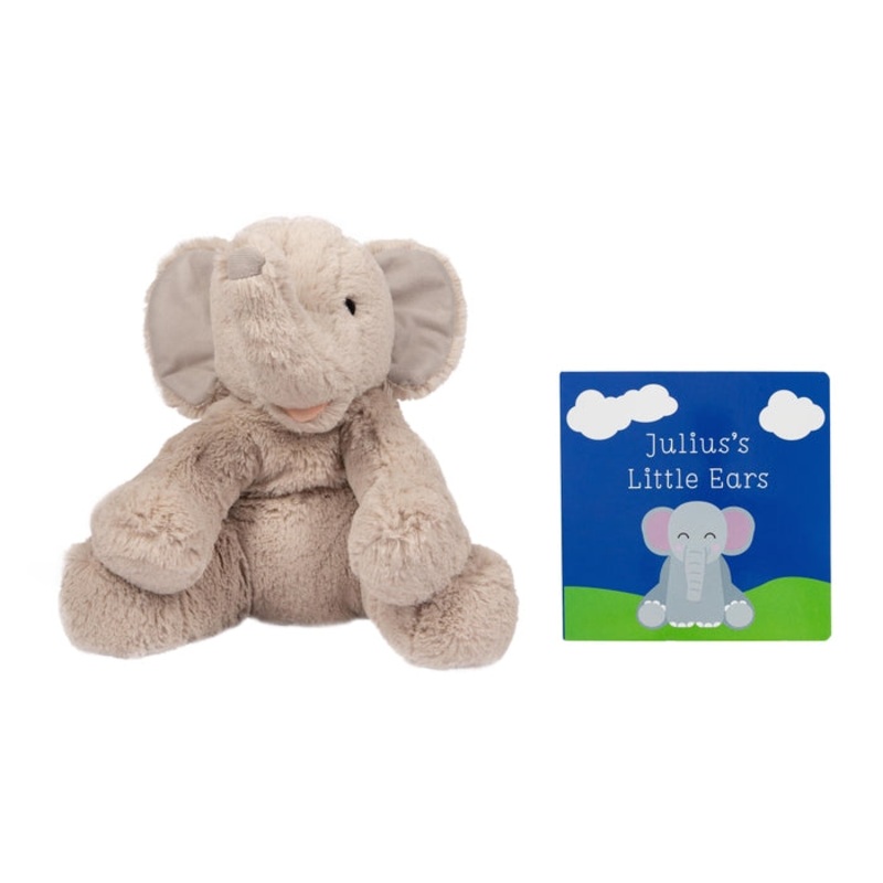 Elephant Plush & Book Set