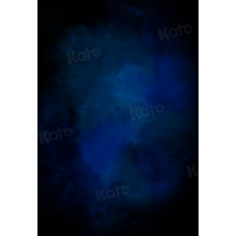 Kate Abstract Dark Blue Backdrop Designed by Kate Image 3x5ft(1x1.5m) Microfiber (Printed)