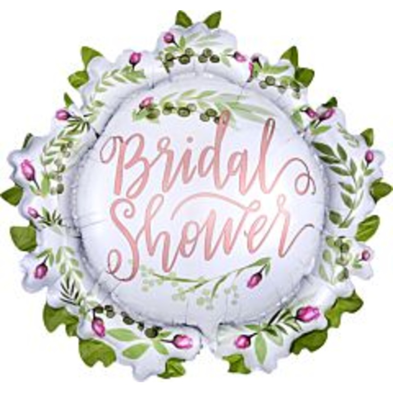#156 Love & Leaves Bridal Shower 30in Supershape
