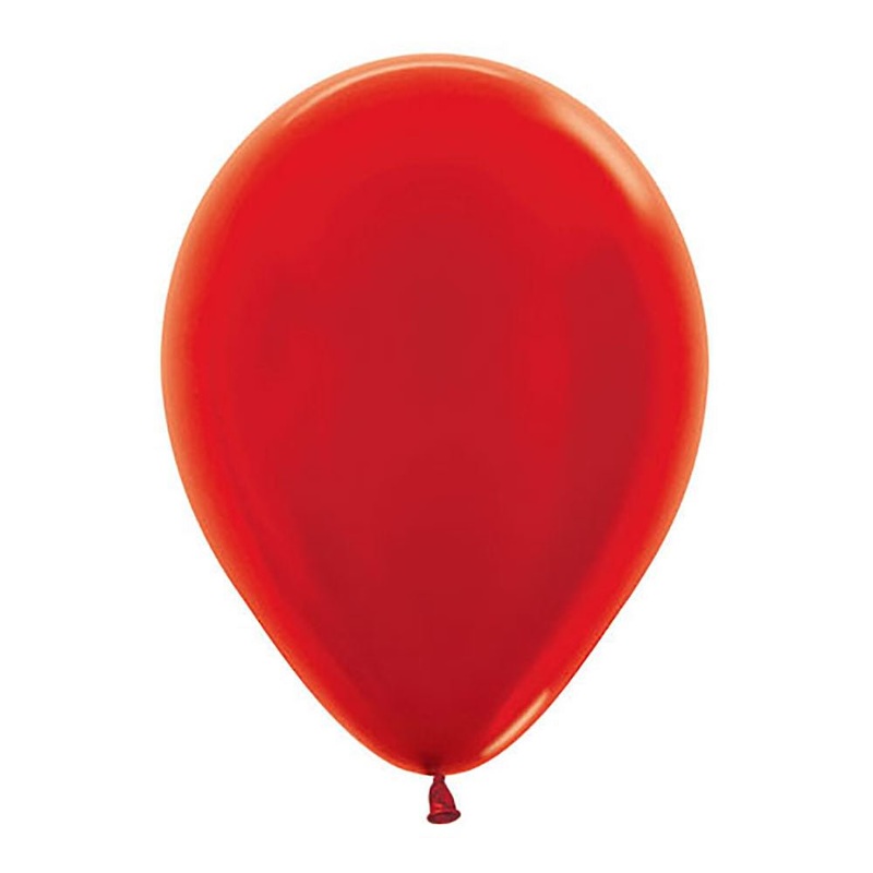 Reflex Crystal Red Latex Balloon w/ Helium & Hi-Float, 11" | 1 ct