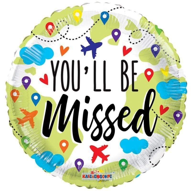 You Will Be Missed 18 Travel Goodbye Balloon