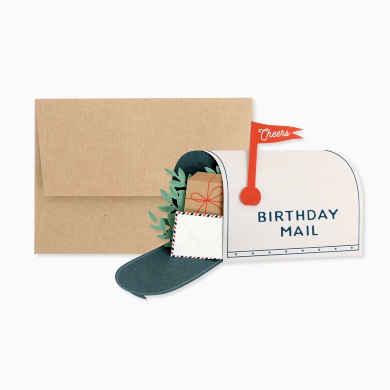 Birthday Mail Mailbox Card