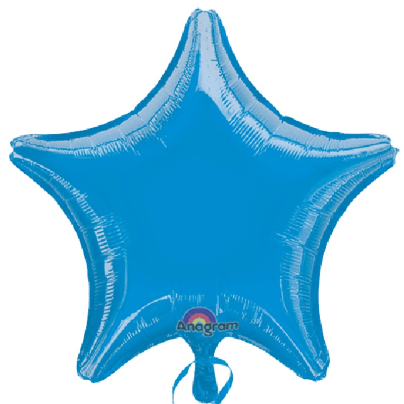 Blue Star Mylar Balloon 18" | 1ct.