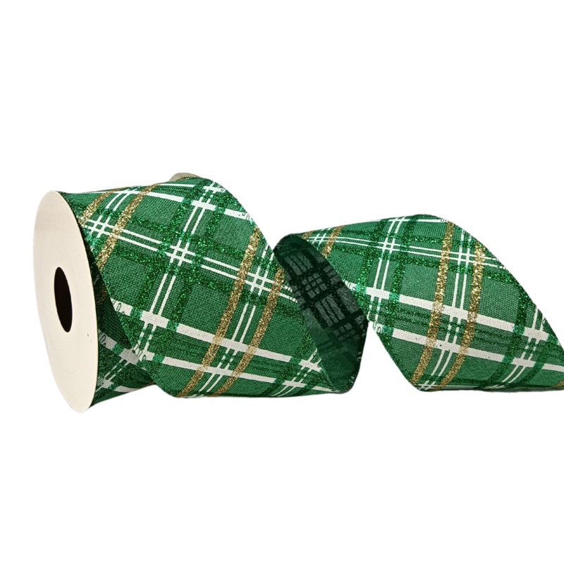 WIRED CHRISTMAS | GREEN CHECKS | 62MM | 4.5MTR