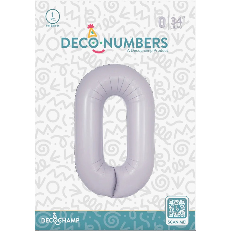 0 DecoNumber Lilac 32143 - 34 in