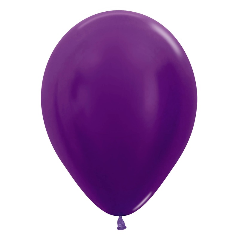 11" Sempertex Latex Balloon Pack, Metallic Violet | 100 ct