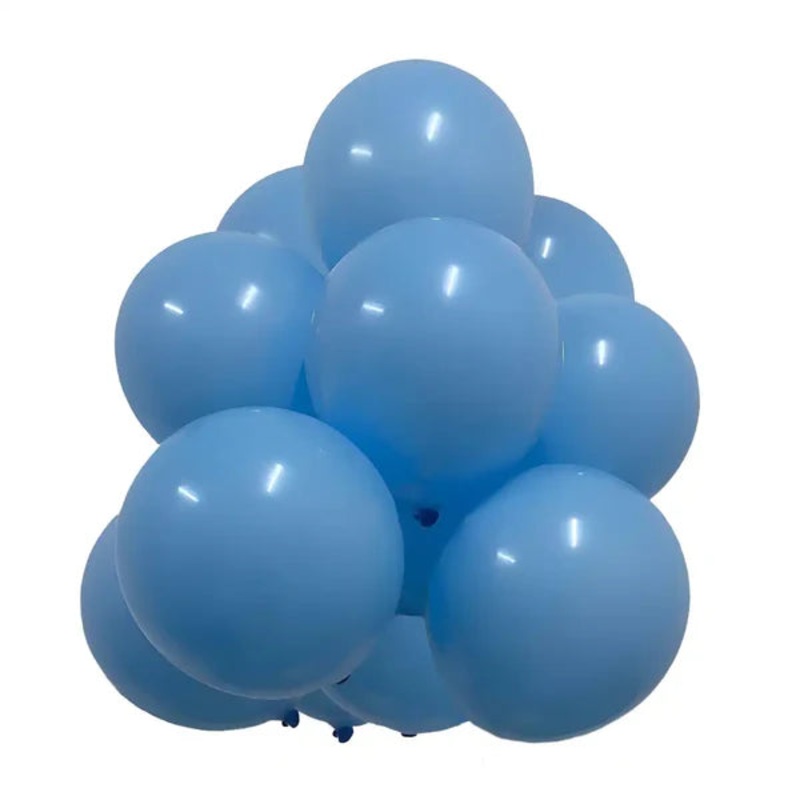 Baby Blue 36 Latex Balloons (2 count)
