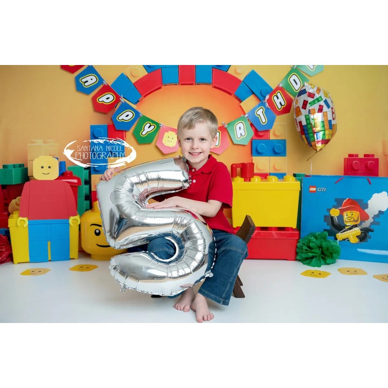 Kate Yellow Bricks Backdrop Designed by Patty Robert 7x5ft - small kids sitting / cake smash Microfiber (Printed)