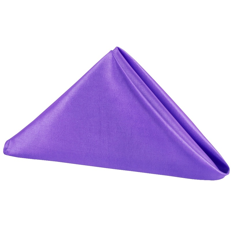 Taffeta Napkin 20"x20" - Purple