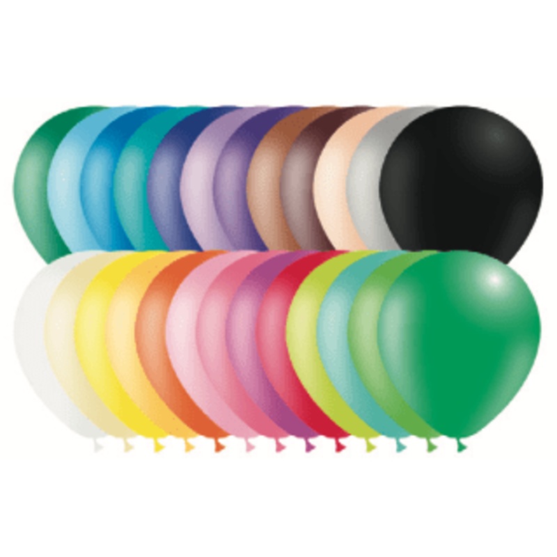Standard Colors Assortment 5 Latex Balloons (100 count)