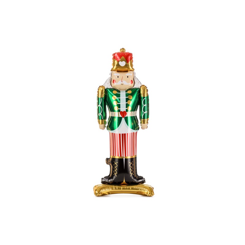 Standing foil balloon Nutcracker, 13.4x33.5in, mix FB113