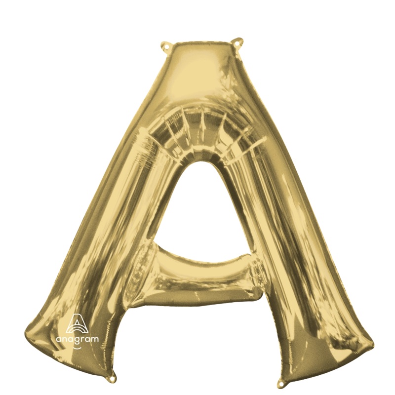 White Gold A Giant Letter 4462701 - 34 in