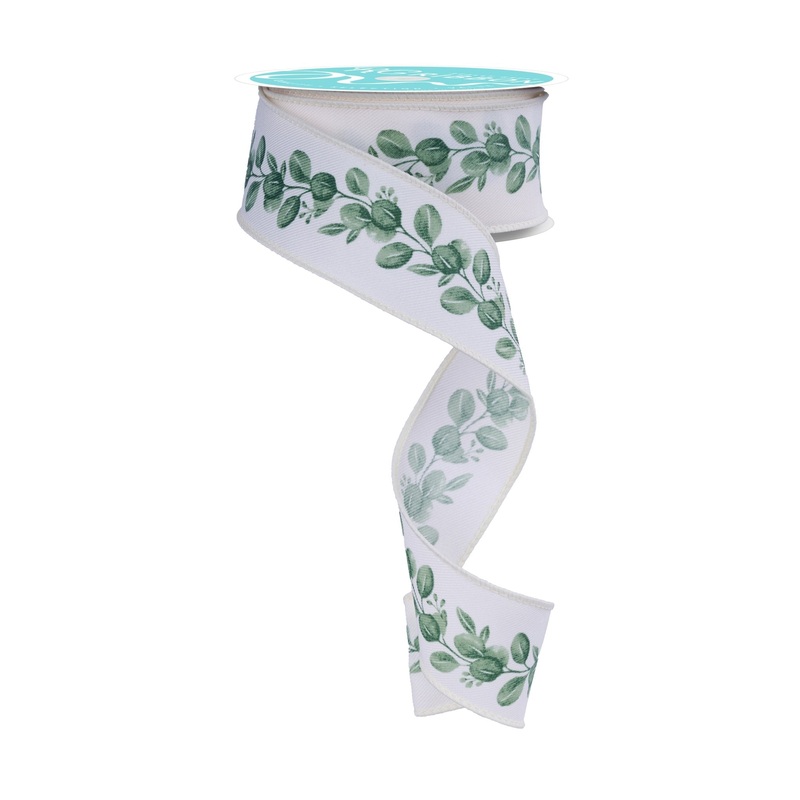 1.5" Eucalyptus Ribbon - 10yds
