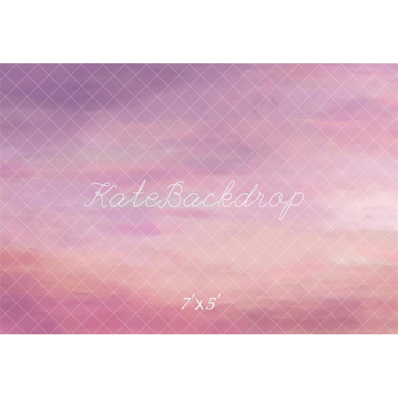 Kate Abstract Texture Pink Purple Sunset Backdrop Designed by Mandy Ringe Photography Microfiber (Printed) 7x5ft - small kids sitting / cake smash
