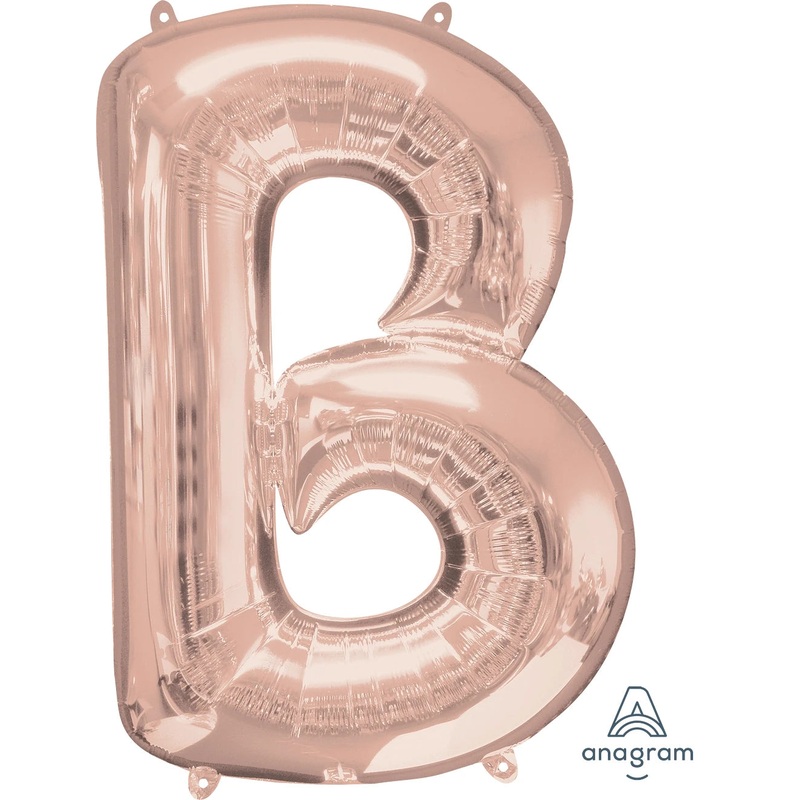 Rose Gold B Giant Letter 3656501 - 34 in