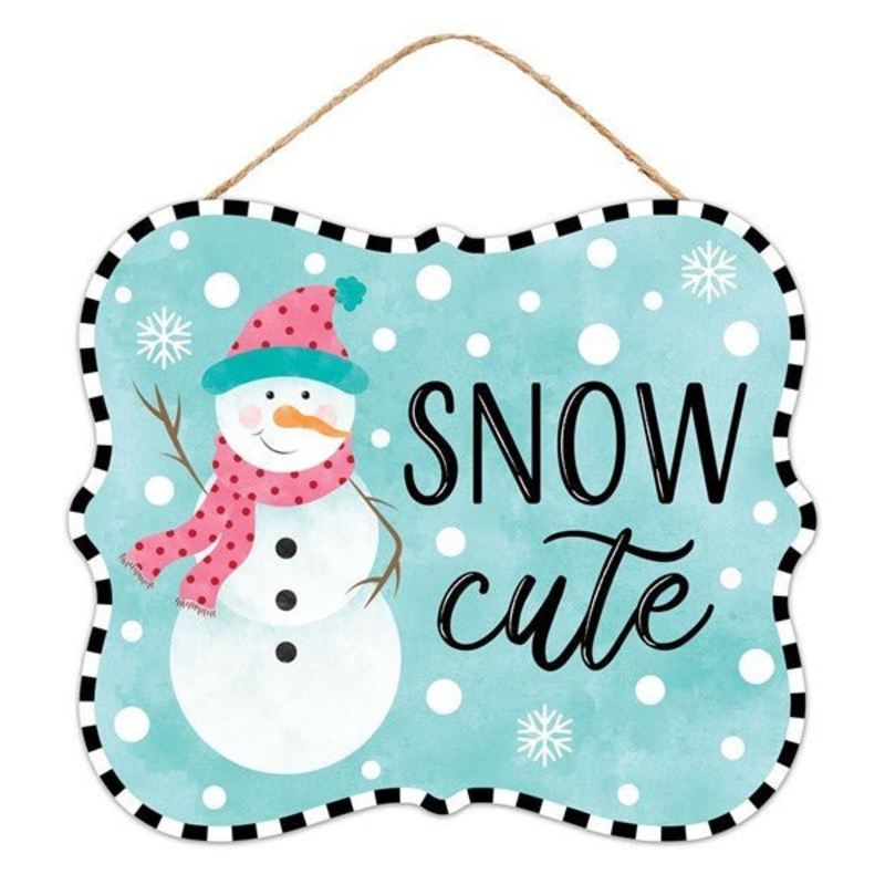 Snow Cute Sign