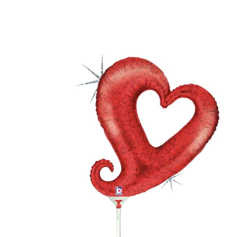 Mini Chain of Hearts Red 19125