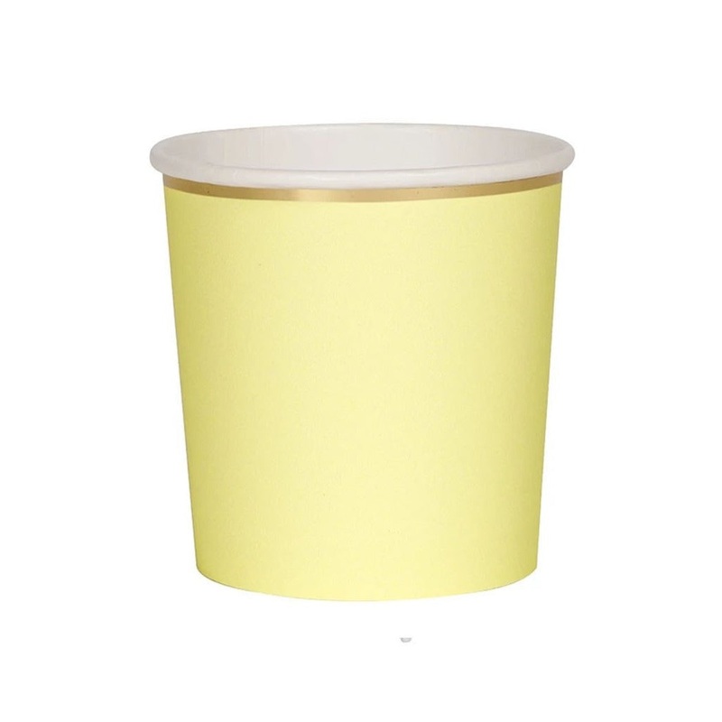 Yellow Tumbler Cups