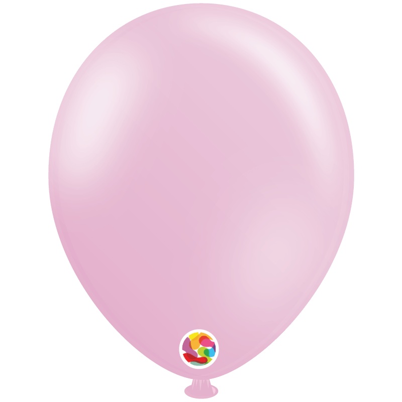 Baby Pink 5 Latex Balloons (100 count)