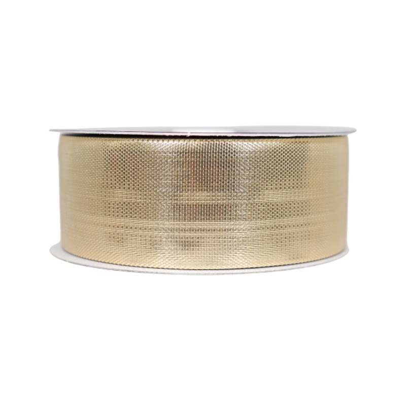 #9 Offray Metalique Ribbon - 1/2" x 25 Yards | 1 Spool Gold