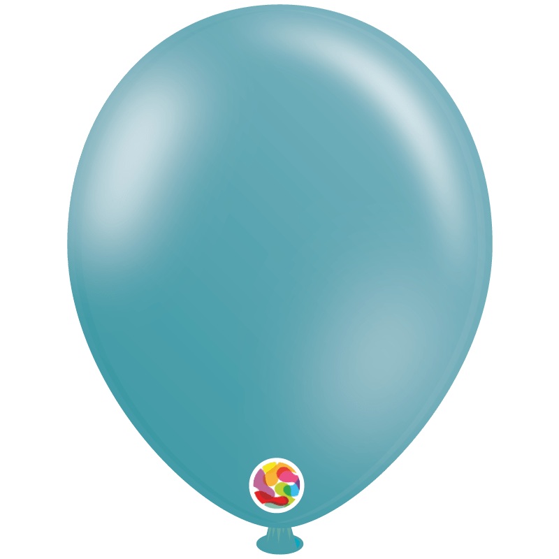 Turquoise 12 Latex Balloons (100 count)