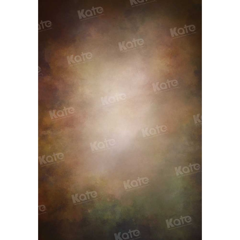 Kate Abstract Backdrop Film Brown mixed Green Designed by Chain Photography 5x7ft(1.5x2.2m) Microfiber (Printed)