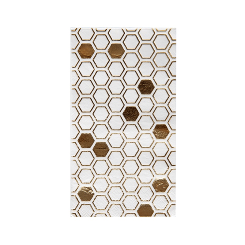 Hey Bae Bee Honeycomb Napkins 5" | 16ct