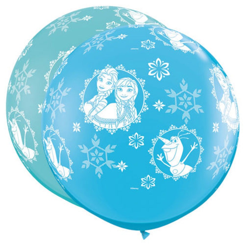 Anna, Elsa, & Olaf-a-round 36 Latex Balloons (2 count)