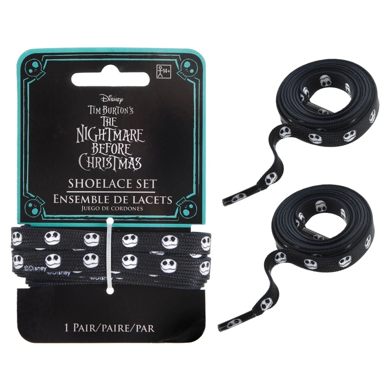 Halloween Nightmare Before Christmas Shoelaces 45" | 1 pr