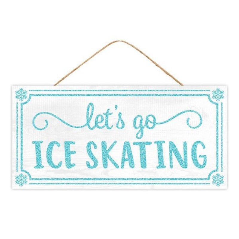 12.5" Ice Skating Sign