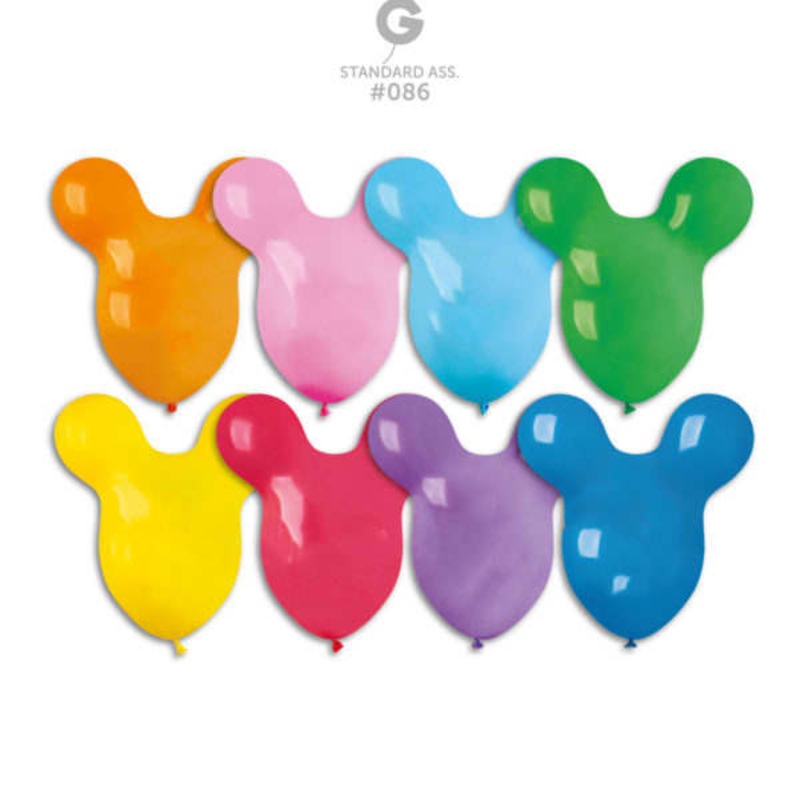 Balloon Ears Assorted 26 Latex Balloons (25 count)