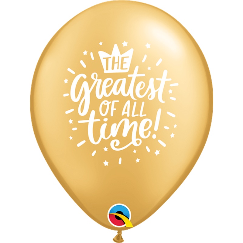 The Greatest of All Time 11 Latex Balloons (50 count)