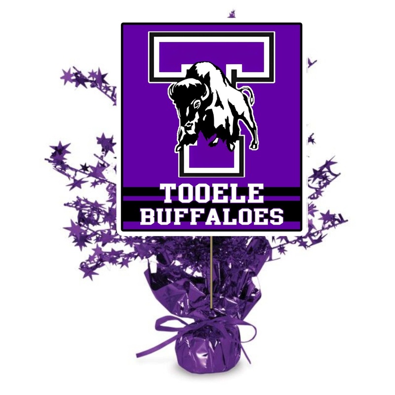 Tooele High School Centerpiece Spray 14" | 1 ct