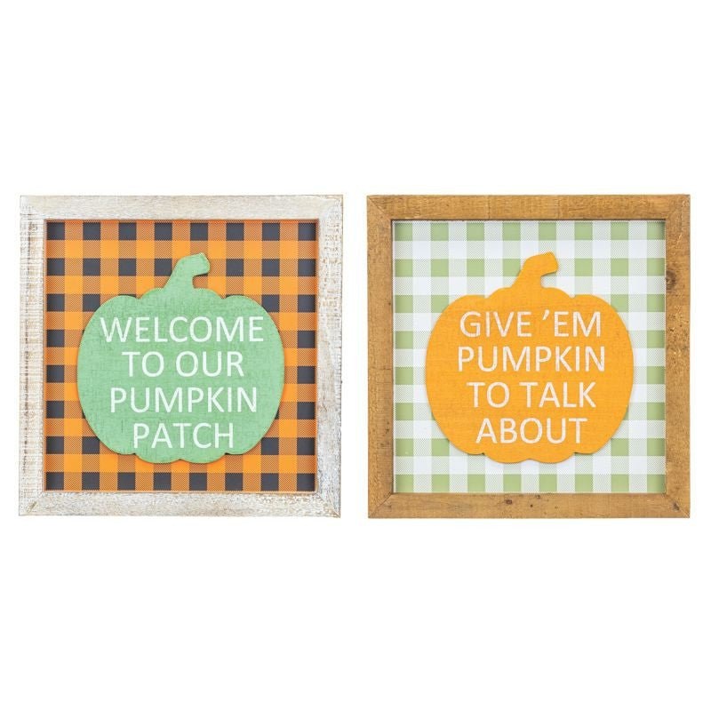 Fall Pumpkin Signs Welcome to Our Pumpkin Patch