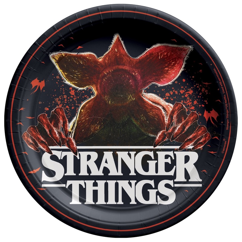 Stranger Things Plates 9" | 6ct
