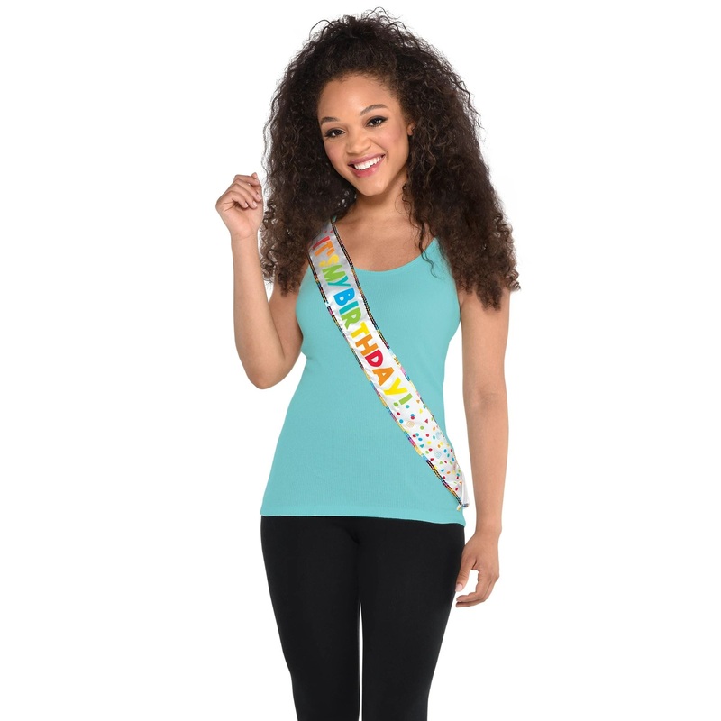 Birthday Celebration Fabric Sash 30" | 1 ct