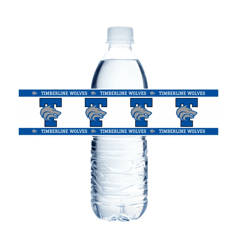 Timberline High School Water Bottle Labels | 12 ct