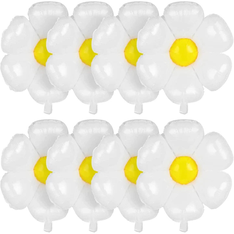 White Daisy Flower Balloon 67547 28 in x 28