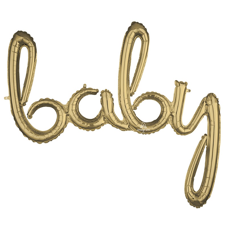 39 Script Phrase BABY White Gold (air-fill Only)