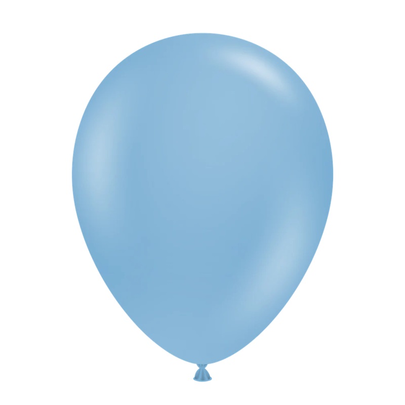 11" Tuftex Georgia Inflated with Helium and Ribbon